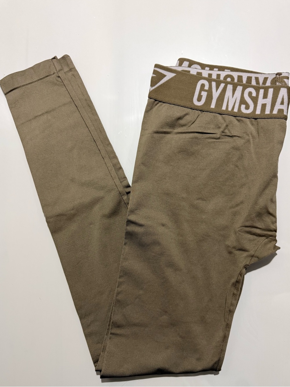 Gymshark Men’s Olive Training Joggers with Branded Waistband